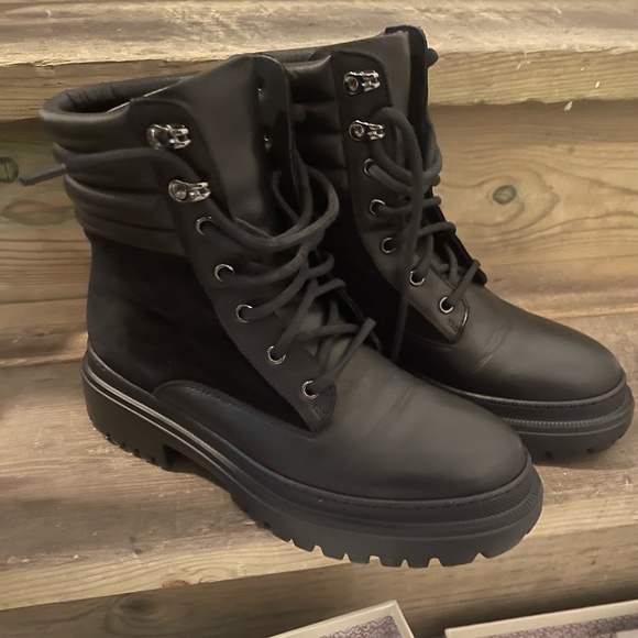 Made in Italy Black leather M Gemi boots - Picture 1 of 7